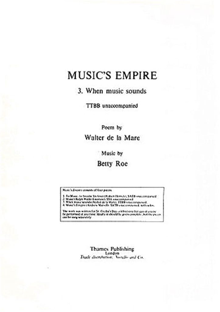 When Music Sounds